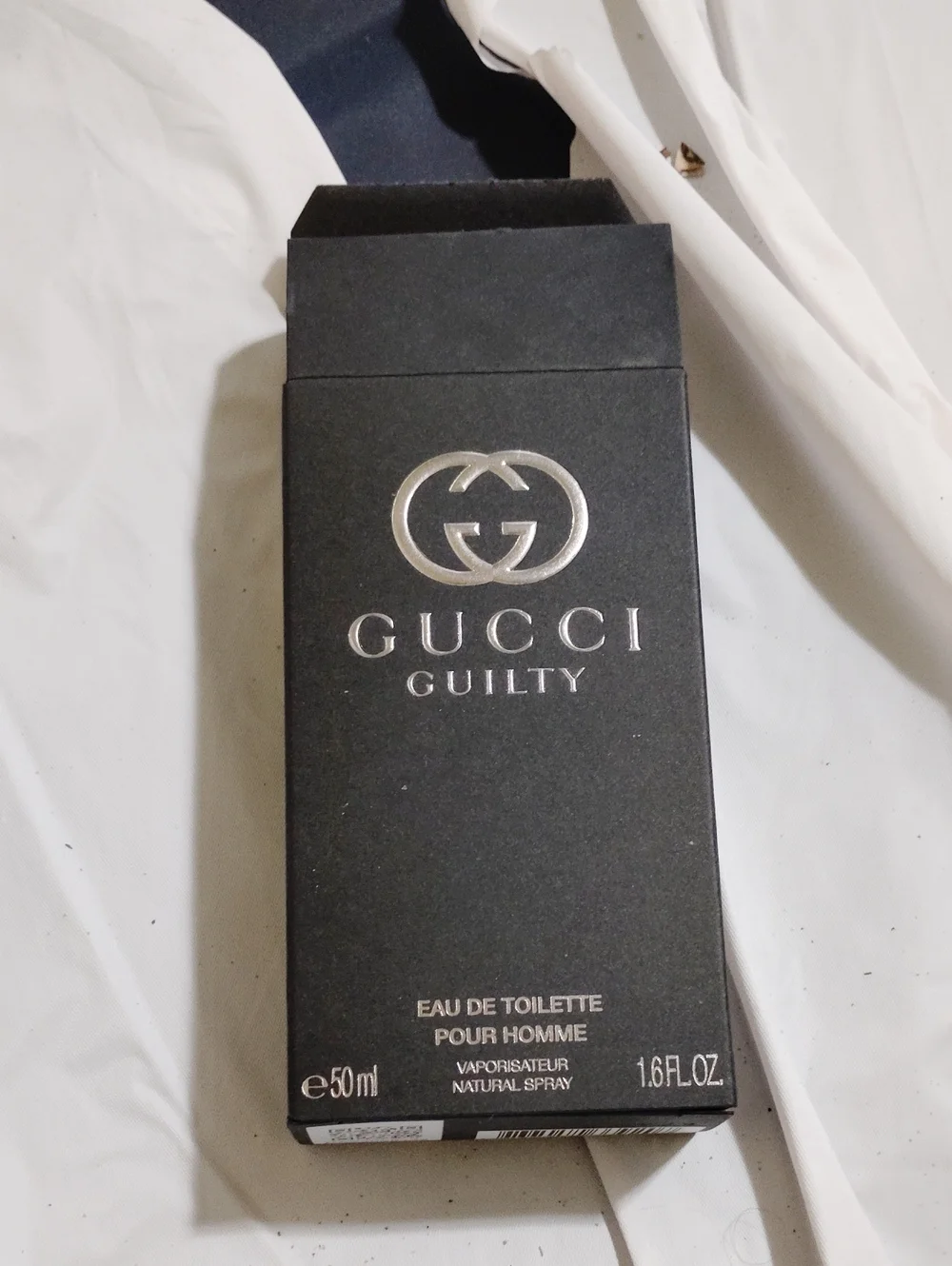 Gucci Guilty Men's Fragrance Box - Black with Silver Logo BOX ONLY